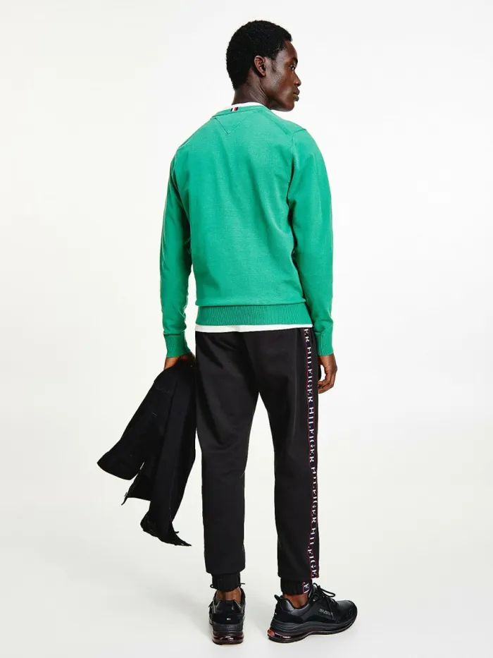 Tommy Hilfiger 1985 Collection Th Flex Sweatshirt Alaskan Green Mens Knitwear On Sale
