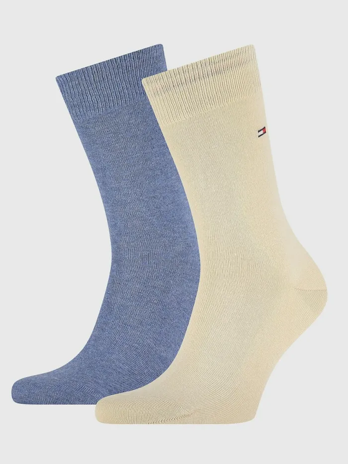 Tommy Hilfiger 2Pack Classics Socks Beige Combo Mens Socks Cheap On Sale