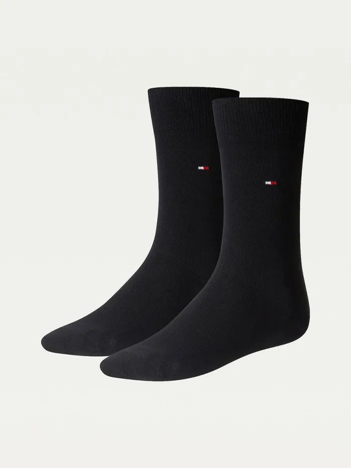 Tommy Hilfiger 2Pack Classics Socks Dark Navy Mens Essentials Sale