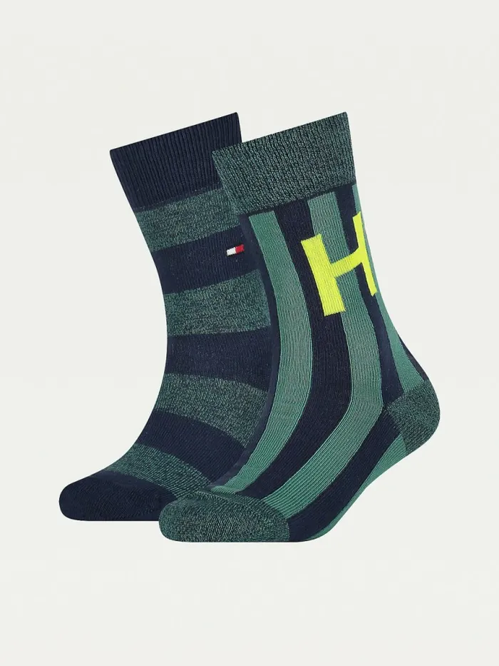 Tommy Hilfiger 2Pack Collegiate Stripe Socks Lime Boys Underwear and Socks Online Tommy Hilfiger 2Pack Collegiate Stripe Socks Lime Boys Underwear and Socks Online