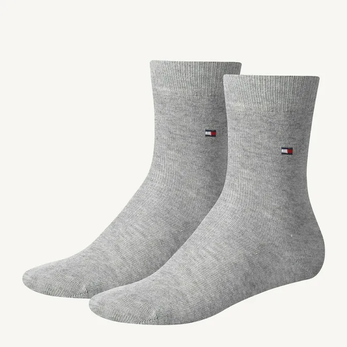 Tommy Hilfiger 2Pack Kids8217 Classic Socks Middle Grey Melange Girls Underwear and Socks Sale Tommy Hilfiger 2Pack Kids8217 Classic Socks Middle Grey Melange Girls Underwear and Socks Sale