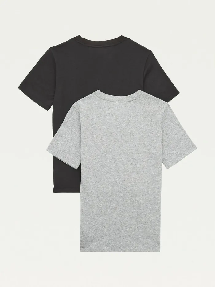 Tommy Hilfiger 2Pack Original TShirts Medium Grey HtBlack Boys Underwear and Socks Gift 4 You