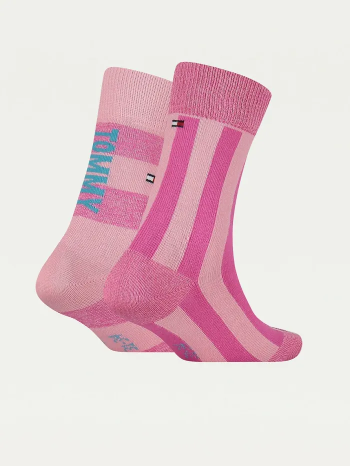 Tommy Hilfiger 2Pack Varsity Letter Socks Pink Boys Underwear and Socks Sale