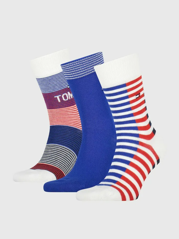 Tommy Hilfiger 3Pack Multicolour Socks Gift Box Tommy Original Girls Underwear and Socks Fashion Tommy Hilfiger 3Pack Multicolour Socks Gift Box Tommy Original Girls Underwear and Socks Fashion