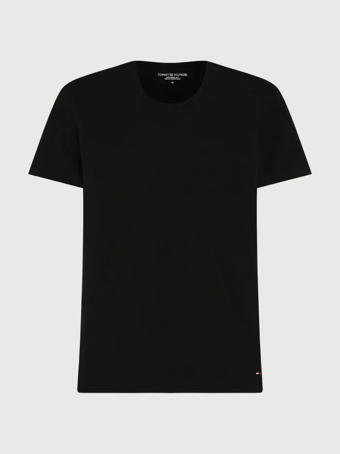Tommy Hilfiger 3Pack Premium Essential Crew Neck TShirts Black Mens Essentials Gift Ideas