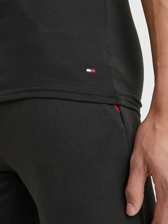 Tommy Hilfiger 3Pack Premium Essential Crew Neck TShirts Black Mens Loungewear and Nightwear Online