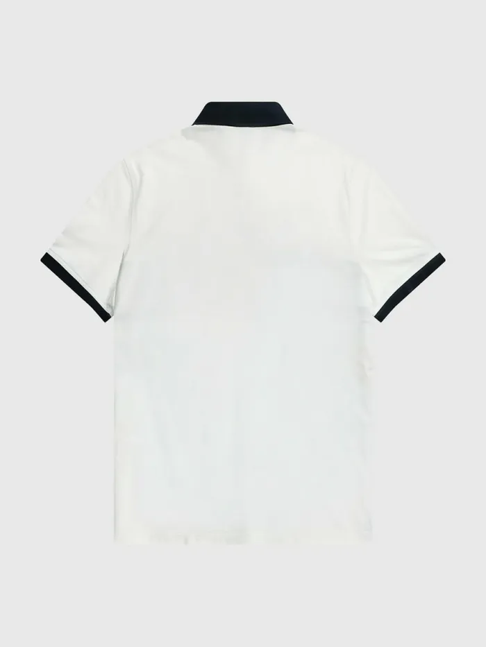 Tommy Hilfiger Adaptive Cotton Flag Custom Fit Polo Bright White Mens Polo Shirts Cheap On Sale