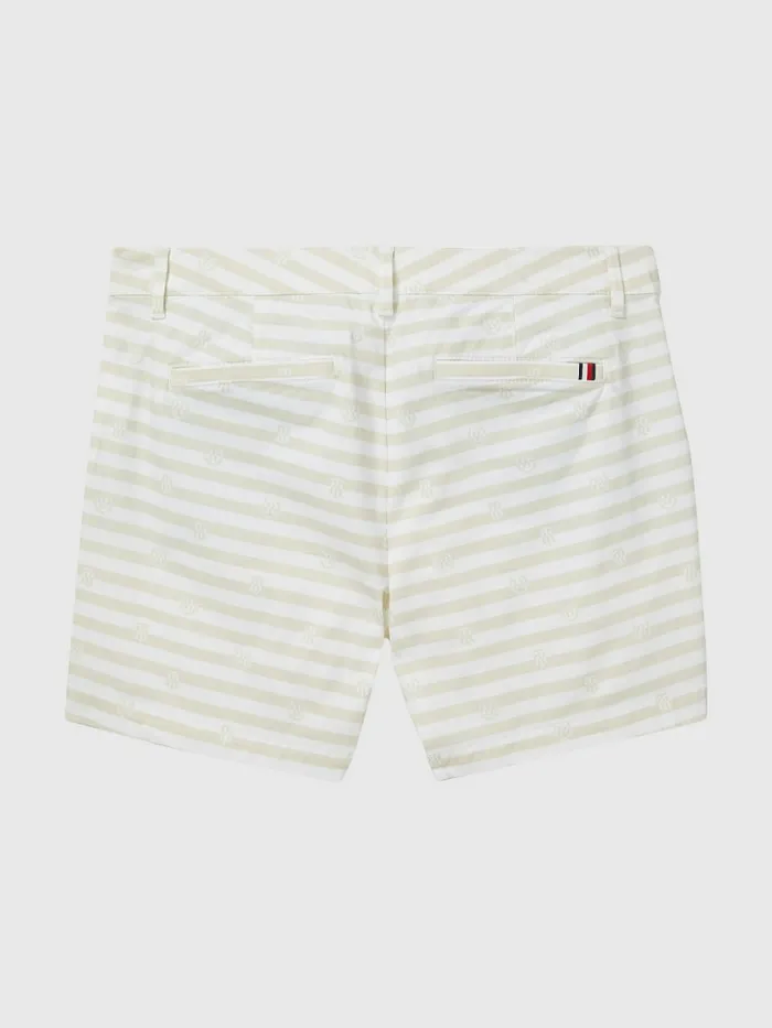 Tommy Hilfiger Adaptive Crest Shorts White DoveMulti Womens Tommy Adaptive Casaul