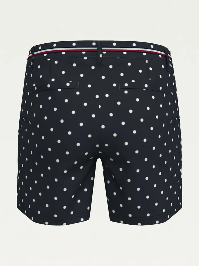 Tommy Hilfiger Adaptive Dot Print Shorts Masters NavyMulti Womens Shorts Gift for Friend