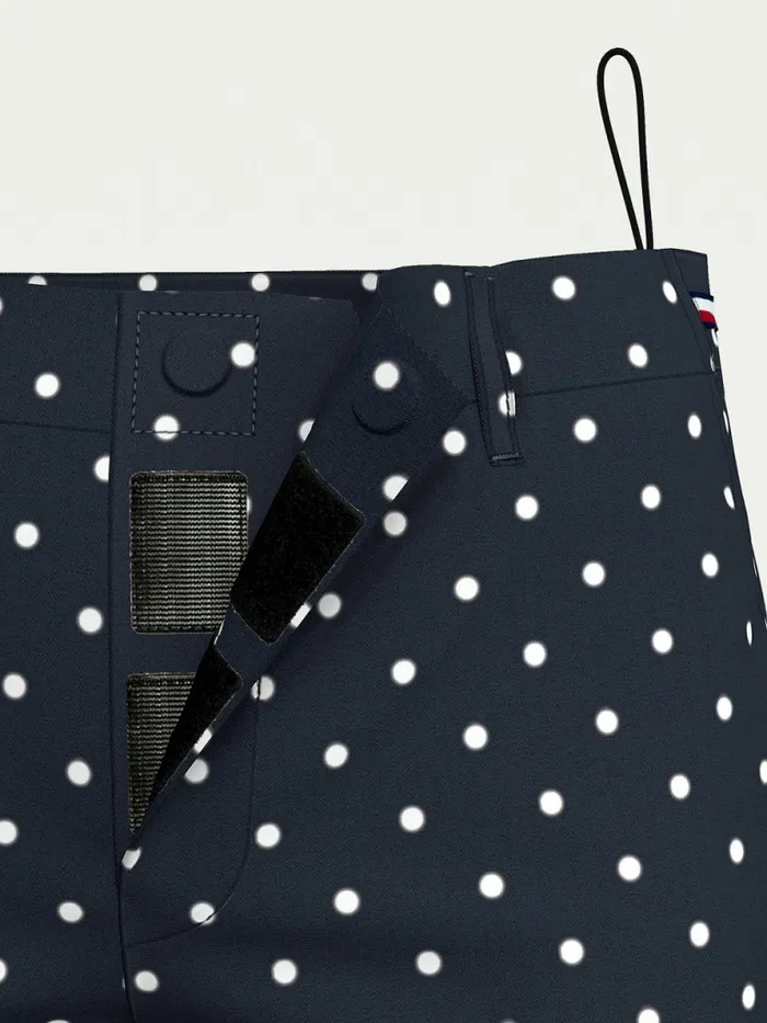 Tommy Hilfiger Adaptive Dot Print Shorts Masters NavyMulti Womens Shorts Gift for Friend