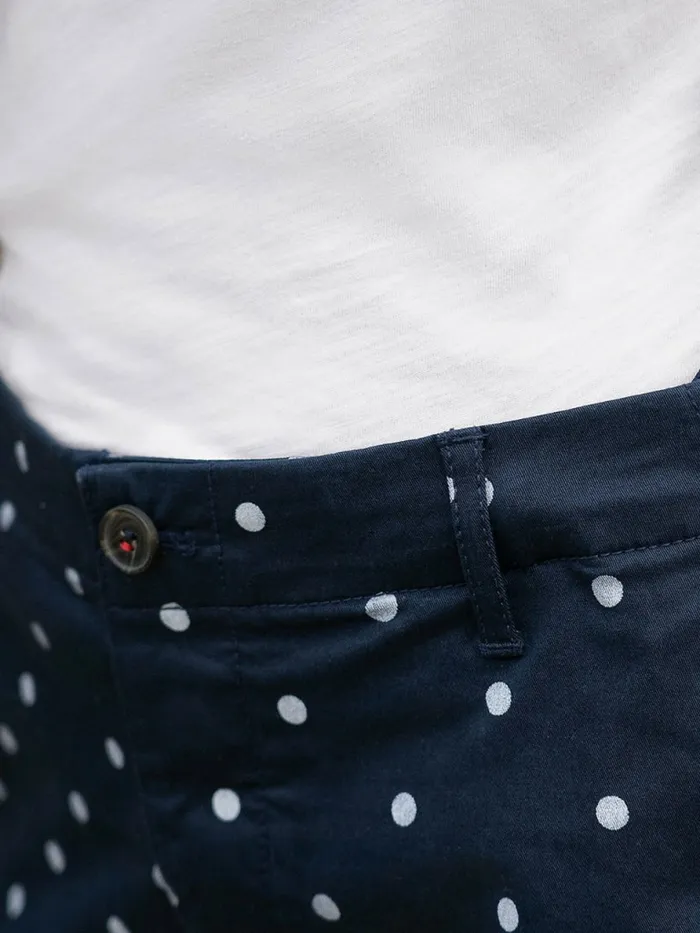 Tommy Hilfiger Adaptive Dot Print Shorts Masters NavyMulti Womens Shorts Gift for Friend