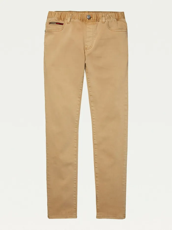 Tommy Hilfiger Adaptive Elasticated Slim Straight Jeans Starfish Mens Jeans Gift for Friend