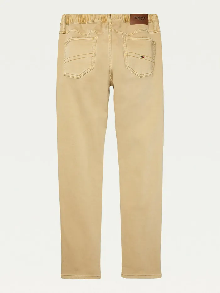 Tommy Hilfiger Adaptive Elasticated Slim Straight Jeans Starfish Mens Jeans Gift for Friend