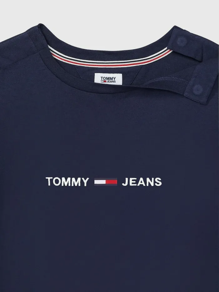 Tommy Hilfiger Adaptive Flag TShirt Dress Cobalt Sapphire Womens Dresses and Jumpsuits Casaul