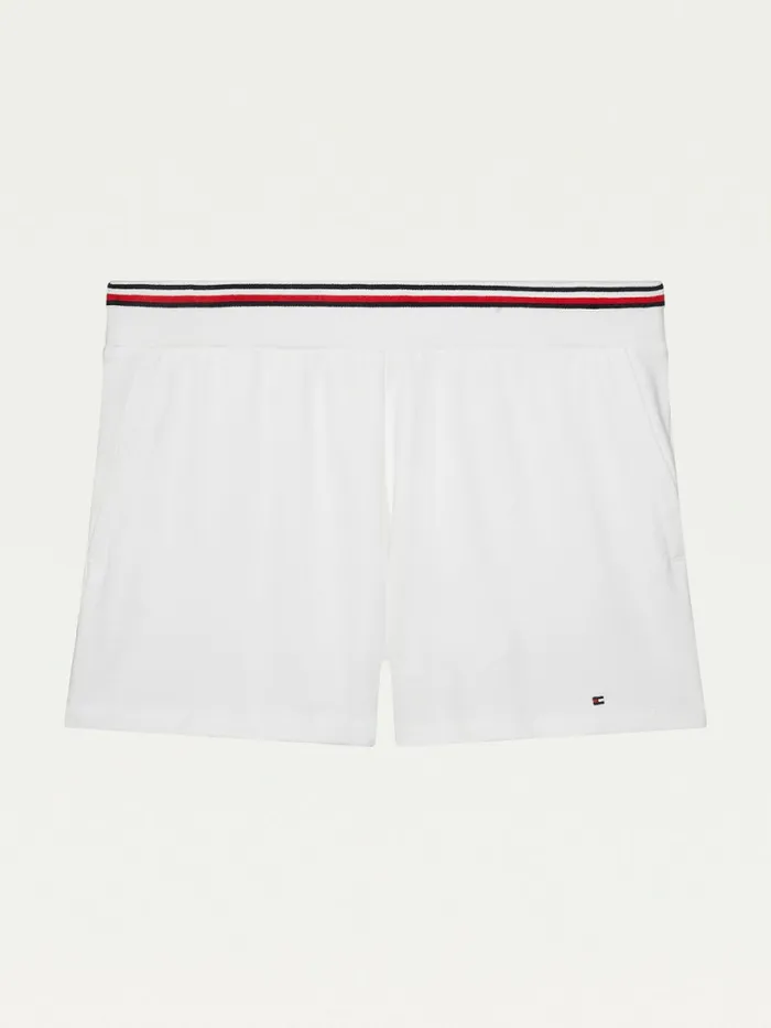 Tommy Hilfiger Adaptive High Waist Shorts Bright White Womens Tommy Adaptive For Sale Tommy Hilfiger Adaptive High Waist Shorts Bright White Womens Tommy Adaptive For Sale
