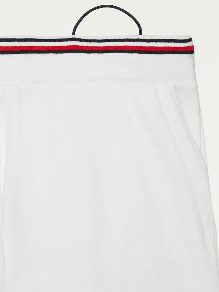 Tommy Hilfiger Adaptive High Waist Shorts Bright White Womens Tommy Adaptive For Sale