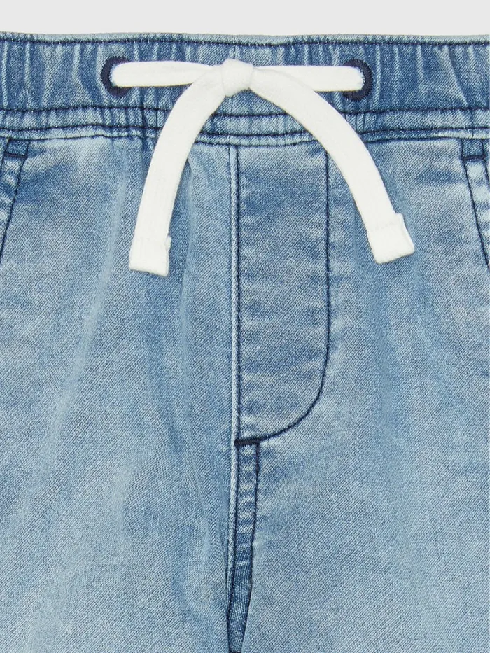 Tommy Hilfiger Adaptive Knit ColourBlocked Joggers Light Wash Boys Jeans Online