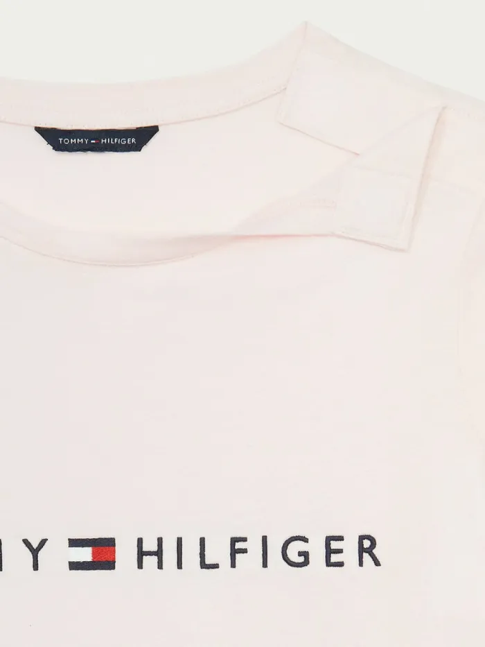 Tommy Hilfiger Adaptive Logo TShirt Blushing Bride Womens Tommy Adaptive