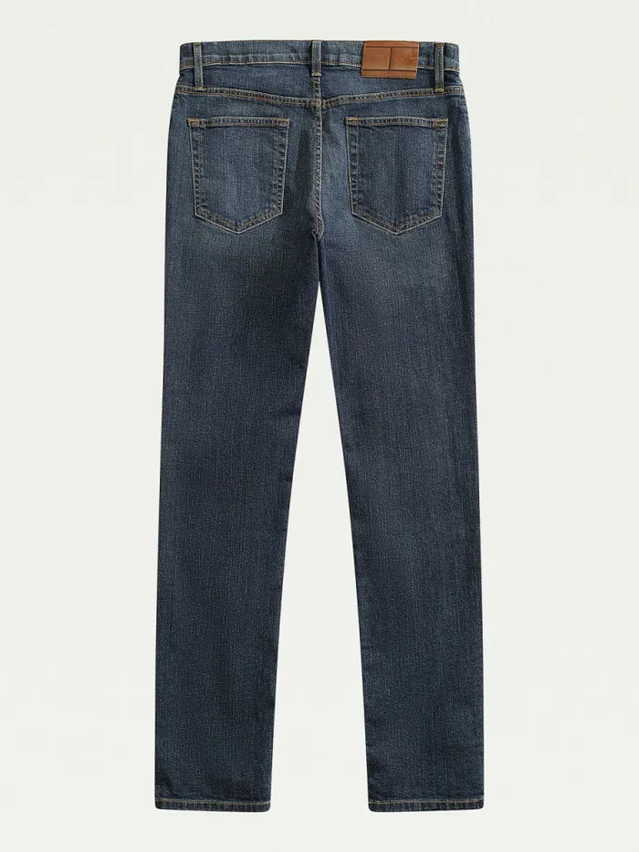 Tommy Hilfiger Adaptive Low Rise Denton Fit Jeans Peacoat Mens Jeans Online