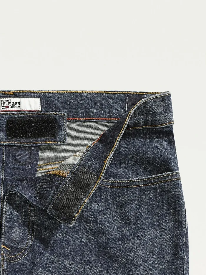 Tommy Hilfiger Adaptive Low Rise Denton Fit Jeans Peacoat Mens Jeans Online