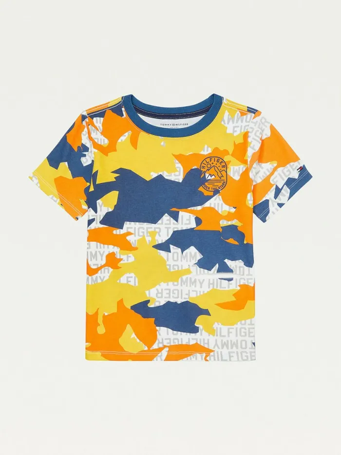 Tommy Hilfiger Adaptive Port Access Camo TShirt Bright White Boys TShirts and Polos Gift 4 You Tommy Hilfiger Adaptive Port Access Camo TShirt Bright White Boys TShirts and Polos Gift 4 You