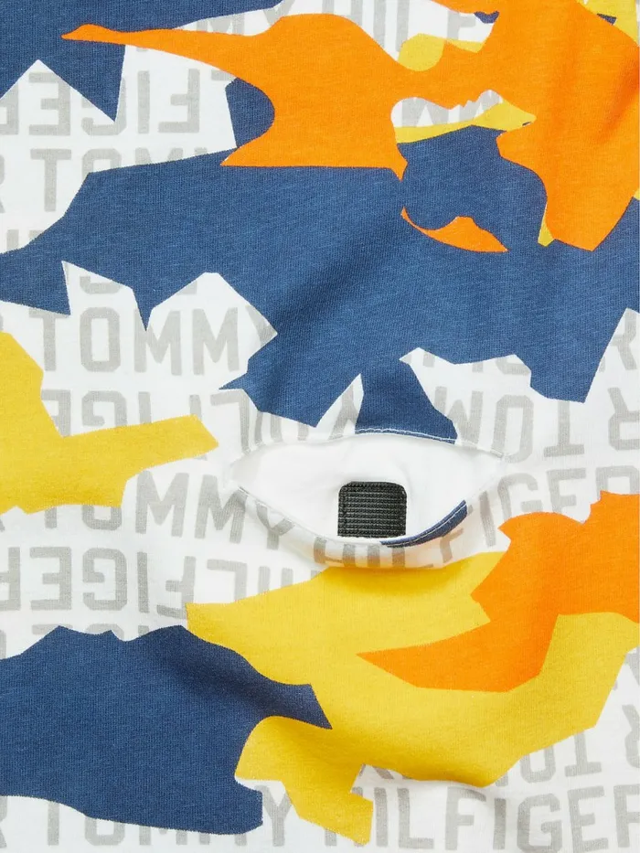 Tommy Hilfiger Adaptive Port Access Camo TShirt Bright White Boys TShirts and Polos Gift 4 You