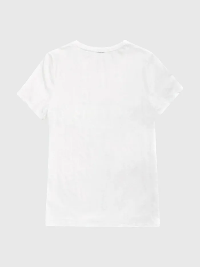 Tommy Hilfiger Adaptive Pure Cotton TShirt Bright White Womens TShirts Near Me