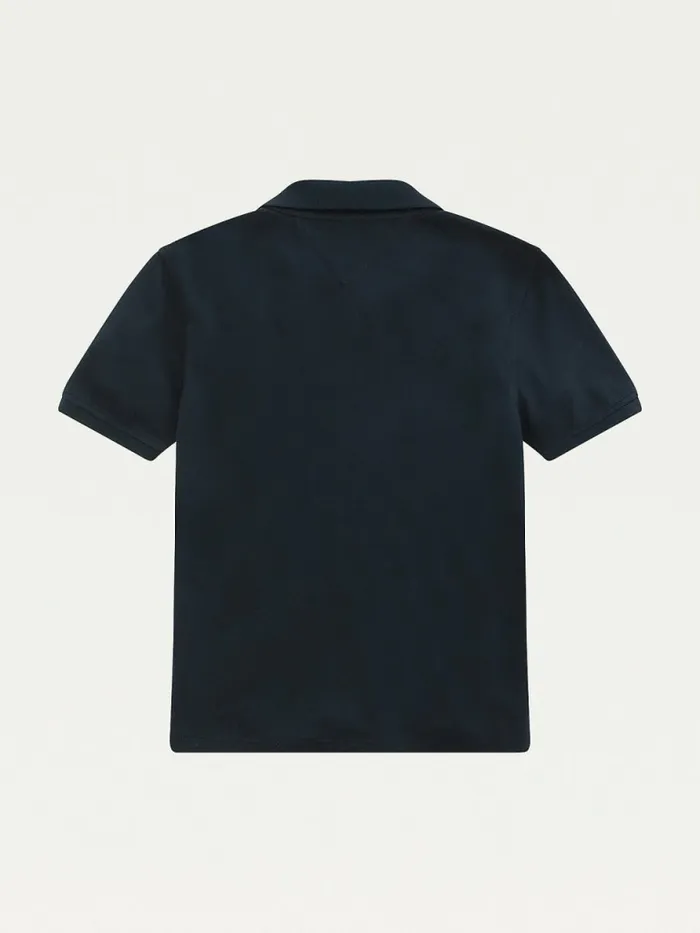 Tommy Hilfiger Adaptive Short Sleeve Polo Sky Captain Boys TShirts and Polos Near Me