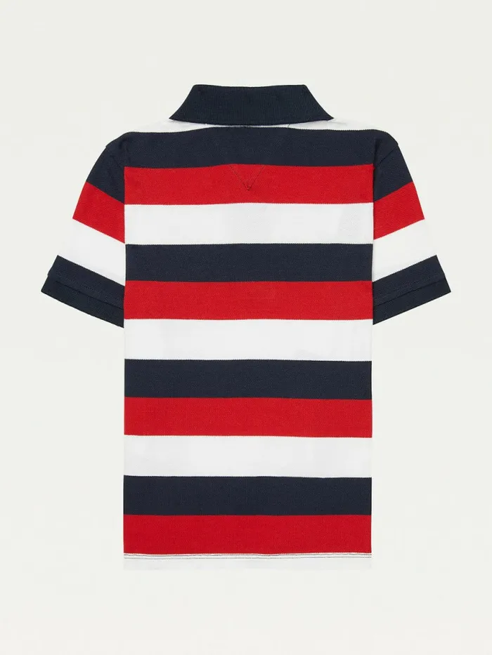 Tommy Hilfiger Adaptive Stripe Polo Sky Captain Boys TShirts and Polos Gift Ideas