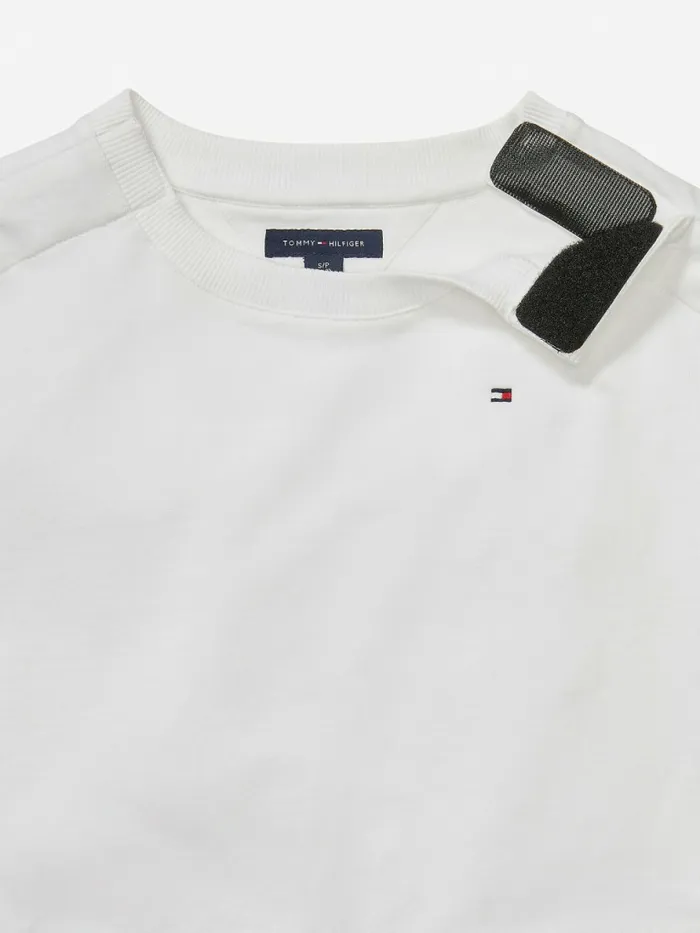 Tommy Hilfiger Adaptive Sweatshirt Dress Th Deep Blackmulti Girls Dresses On Sale