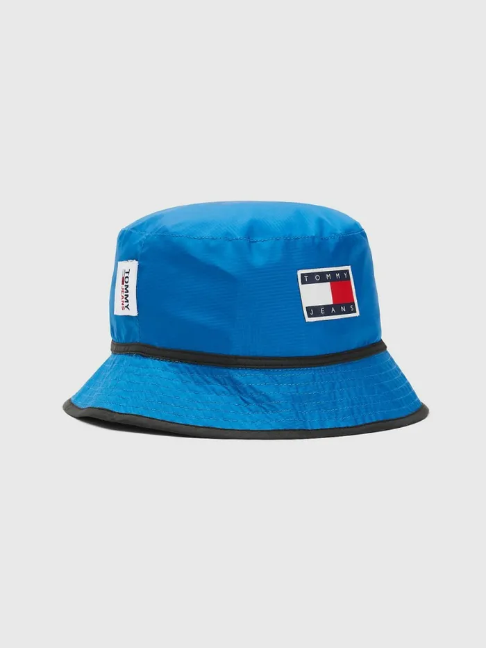 Tommy Hilfiger Adventure Reversible Bucket Hat Black Mens Hats and Scarves Casaul