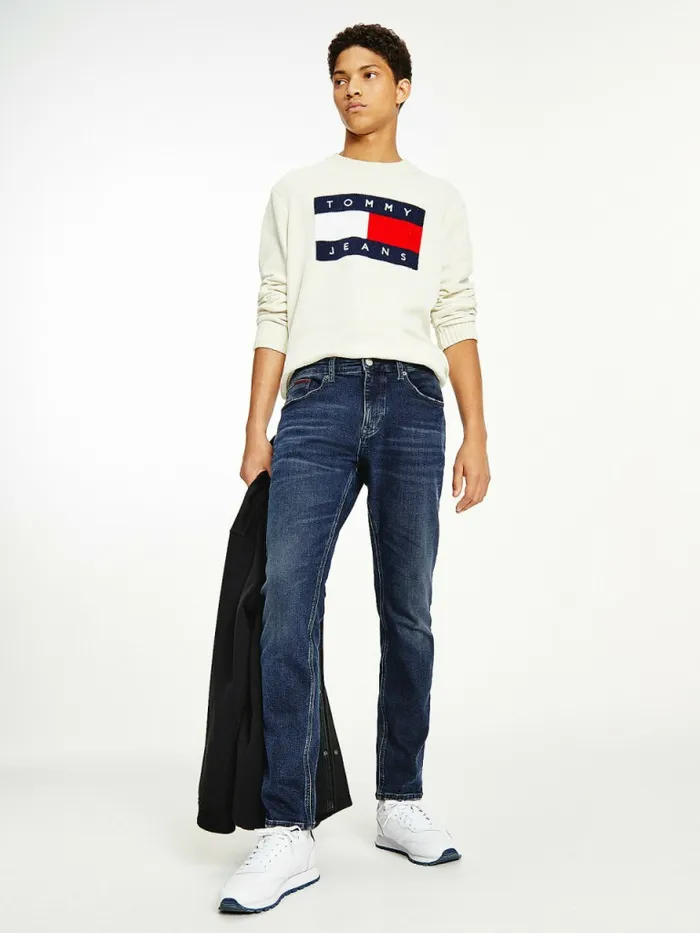 Tommy Hilfiger Austin Slim Tapered Jeans Denim Dark Mens Jeans Sale