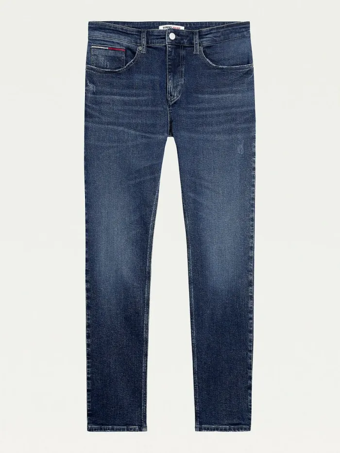 Tommy Hilfiger Austin Slim Tapered Jeans Denim Dark Mens Jeans Sale