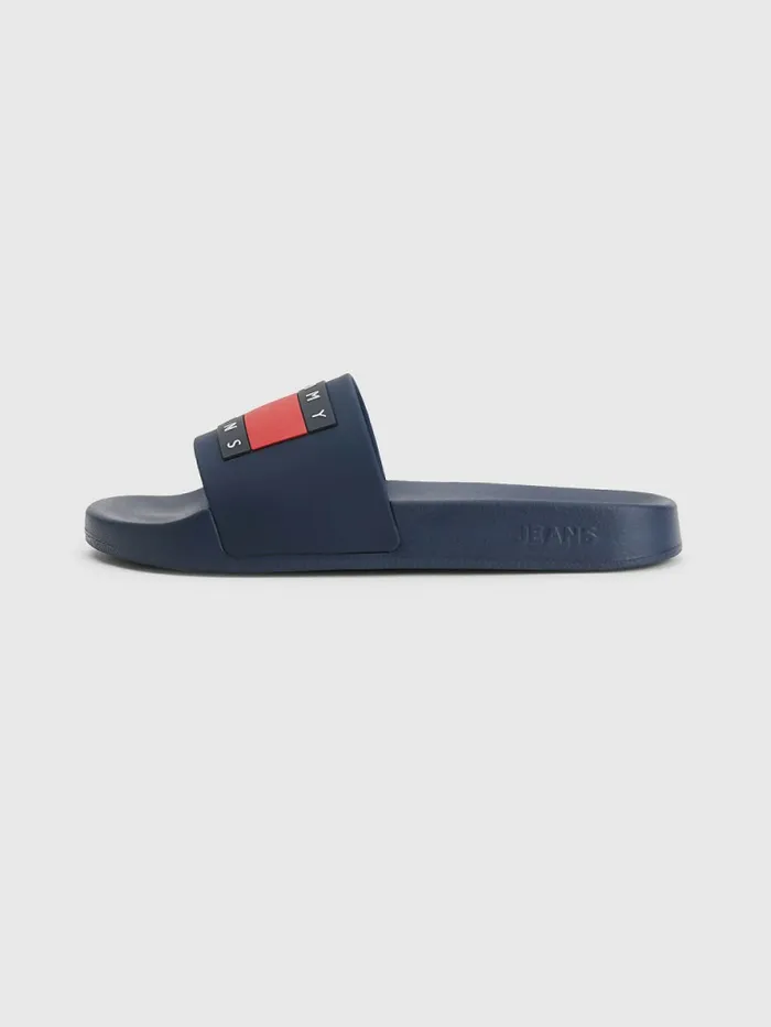 Tommy Hilfiger Badge Slides Twilight Navy Womens Sandals Gift 4 You
