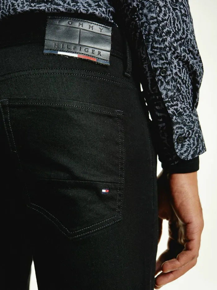 Tommy Hilfiger Bleecker Slim Black Jeans Tate Stay Black Mens Jeans Online
