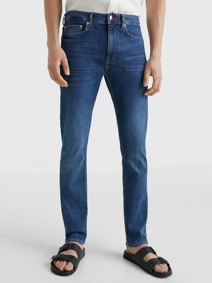 Tommy Hilfiger Bleecker Slim Th Flex Faded Jeans Oregon Indigo Mens Plus Size Clothing Online Tommy Hilfiger Bleecker Slim Th Flex Faded Jeans Oregon Indigo Mens Plus Size Clothing Online
