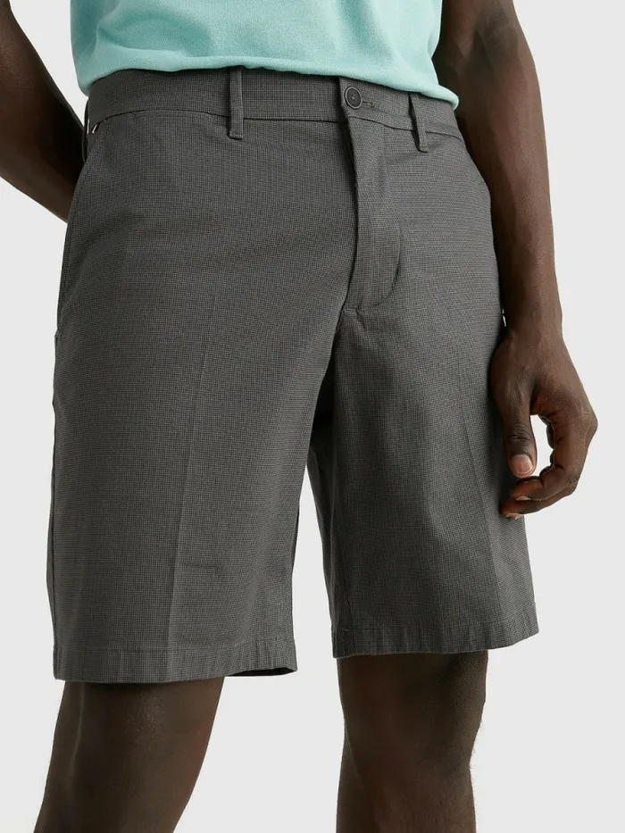Tommy Hilfiger Brooklyn Th Flex Shorts Dark Ash Mens Shorts Fashion