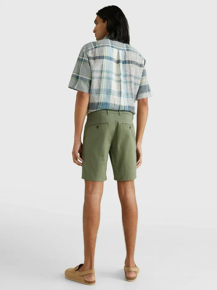 Tommy Hilfiger Brooklyn Th Flex Shorts Washed Army Mens Shorts Casaul
