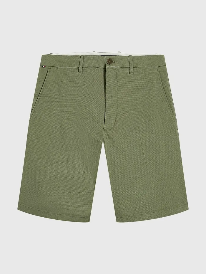 Tommy Hilfiger Brooklyn Th Flex Shorts Washed Army Mens Shorts Casaul
