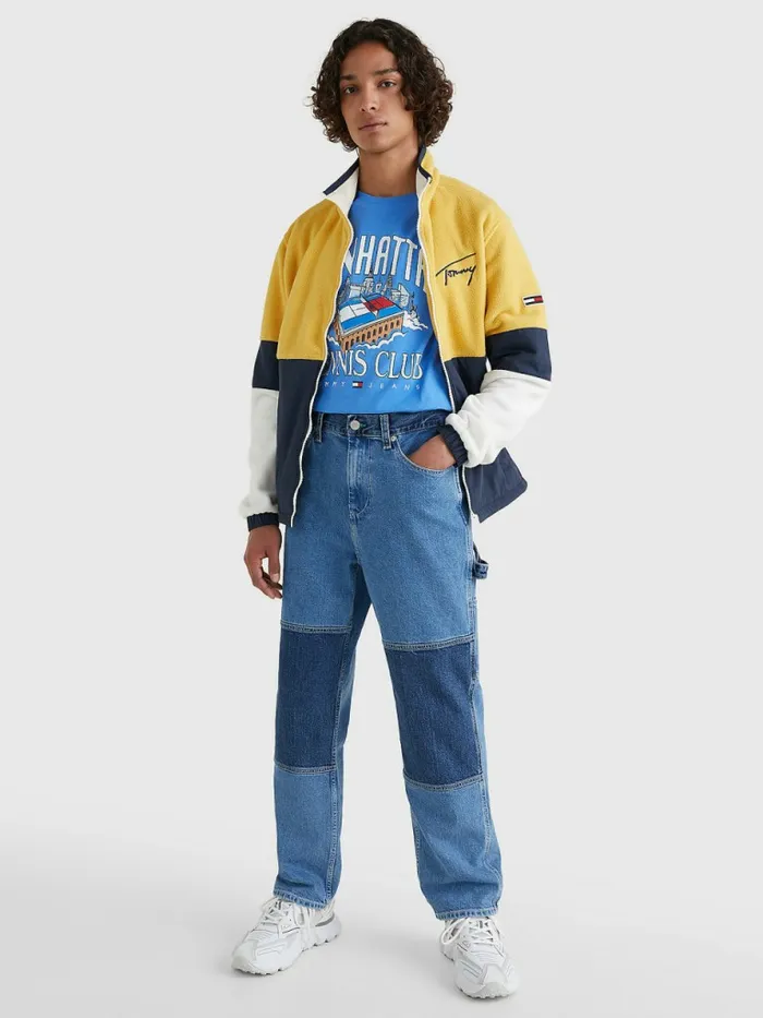 Tommy Hilfiger Carpenter Relaxed TwoTone Jeans Denim Light Mens Jeans For Sale