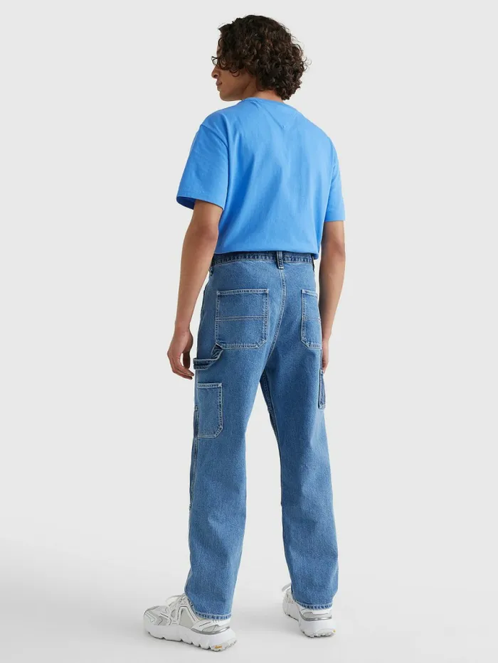Tommy Hilfiger Carpenter Relaxed TwoTone Jeans Denim Light Mens Jeans For Sale
