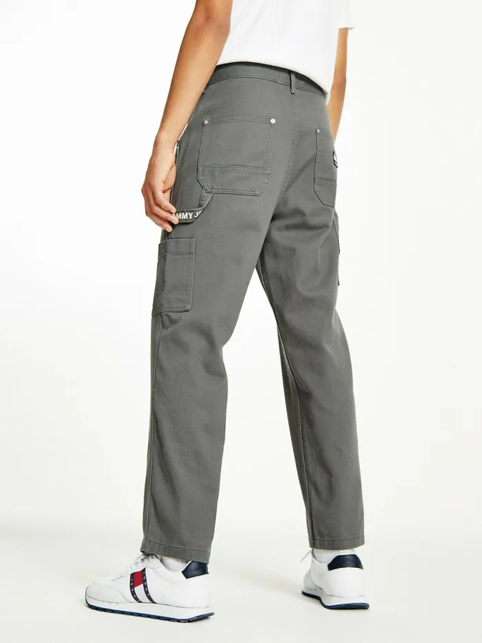 Tommy Hilfiger Carpenter Style Trousers Downtown Grey Mens Trousers