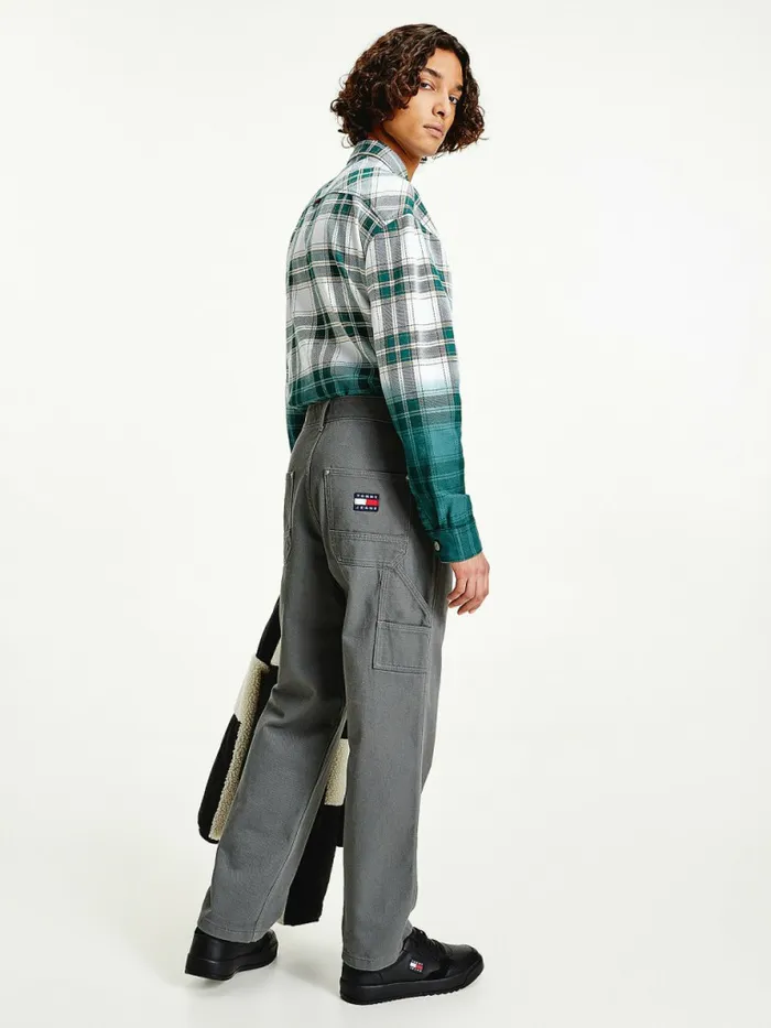 Tommy Hilfiger Carpenter Style Trousers Downtown Grey Mens Trousers