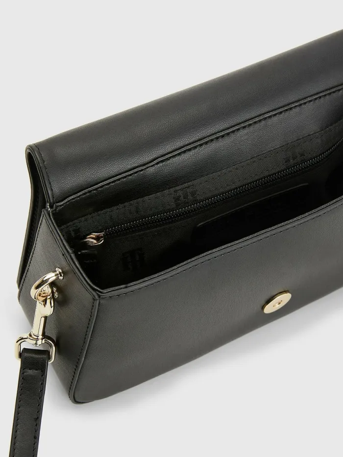 Tommy Hilfiger Chain Interlock Crossover Bag Black Womens Bags Popular