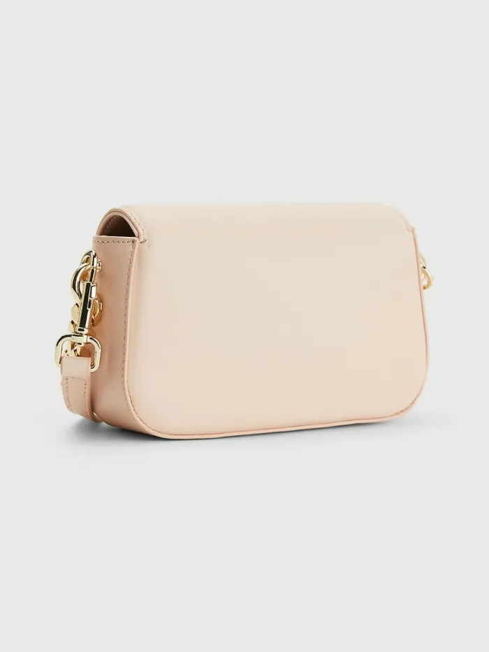 Tommy Hilfiger Chain Mini Crossover Bag Dusky Pink Womens Bags Cheap On Sale