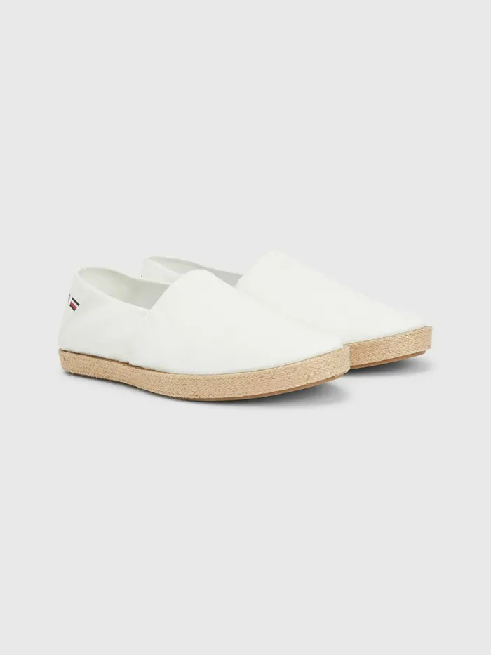 Tommy Hilfiger Chambray Espadrilles Ecru Mens Sandals Sliders and Flip Flops Near Me Tommy Hilfiger Chambray Espadrilles Ecru Mens Sandals Sliders and Flip Flops Near Me
