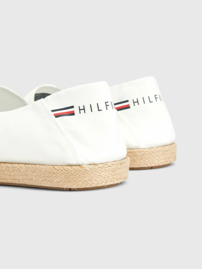Tommy Hilfiger Chambray Espadrilles Ecru Mens Sandals Sliders and Flip Flops Near Me