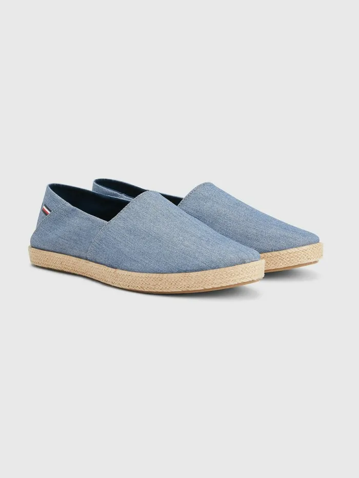 Tommy Hilfiger Chambray Espadrilles Twilight Indigo Mens Casual Shoes Gift Ideas Tommy Hilfiger Chambray Espadrilles Twilight Indigo Mens Casual Shoes Gift Ideas