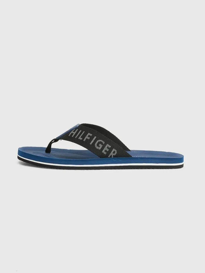 Tommy Hilfiger Classic Comfort FlipFlops Black Mens Sandals Sliders and Flip Flops On Sale