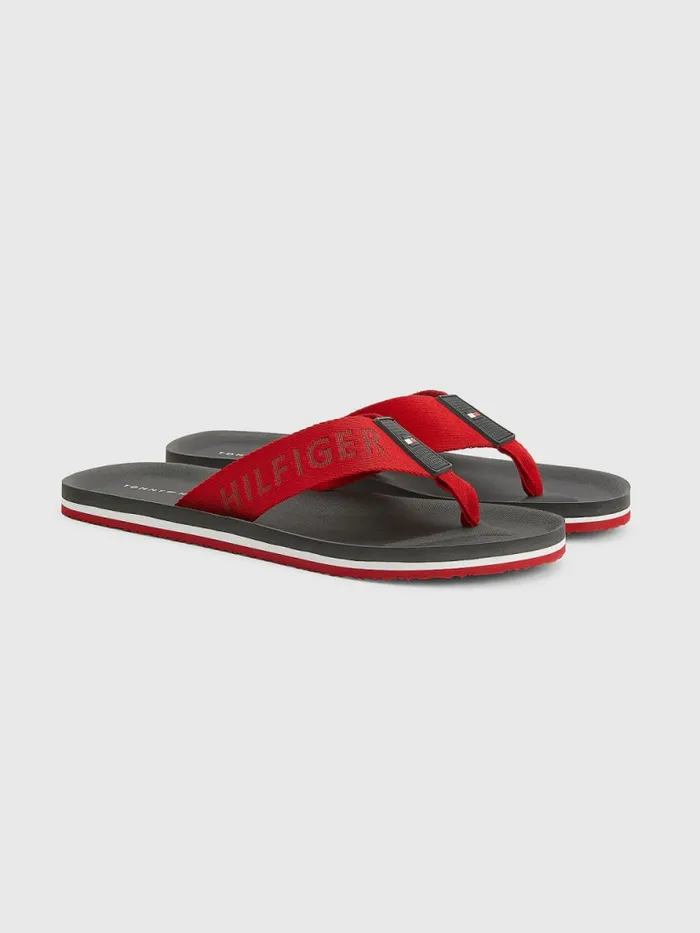 Tommy Hilfiger Classic Comfort FlipFlops Primary Red Mens Sandals Sliders and Flip Flops Fashion Tommy Hilfiger Classic Comfort FlipFlops Primary Red Mens Sandals Sliders and Flip Flops Fashion